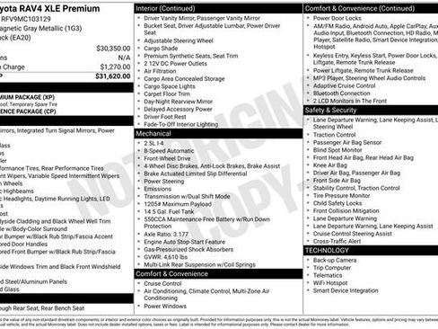 Used 2021 Toyota RAV4 XLE Premium image 10