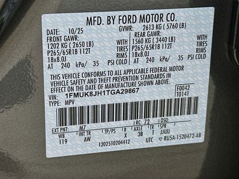 New 2026 Ford Explorer Tremor image 33