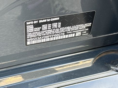 Used 2023 BMW M3 w/ M Carbon Exterior Package RWD image 45