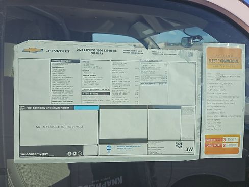 New 2024 Chevrolet Express 3500 w/ Power Convenience Package image 14