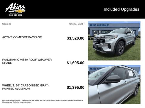 Used 2025 Ford Explorer Active w/ Active Comfort Package AWD/4WD image 5