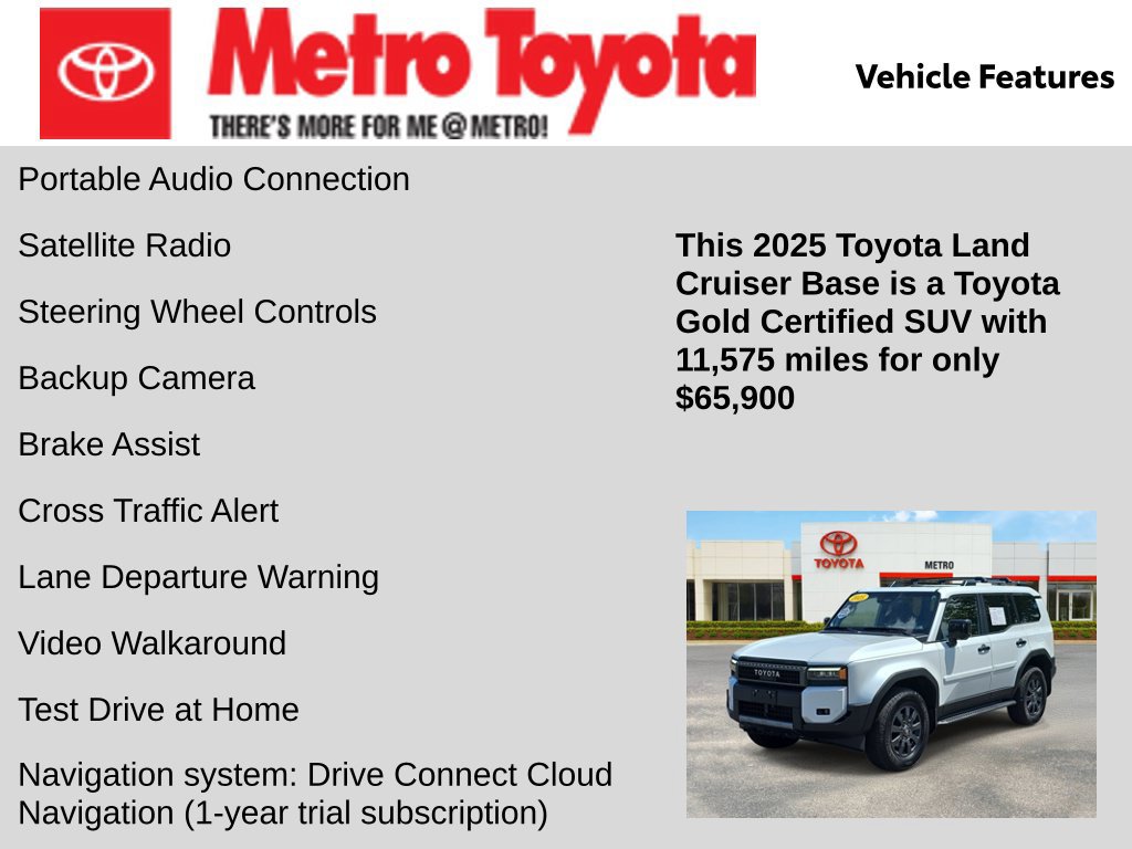 Certified 2025 Toyota Land Cruiser AWD/4WD image 16