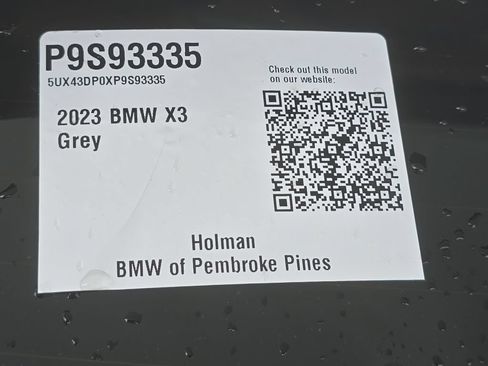 Certified 2023 BMW X3 sDrive30i w/ Convenience Package RWD image 17