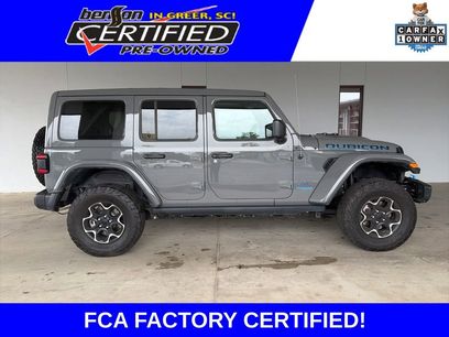 Certified 2022 Jeep Wrangler Unlimited Rubicon 4xe w/ Steel Bumper Group