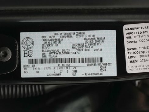 Certified 2025 Ford F150 Lariat AWD/4WD image 24