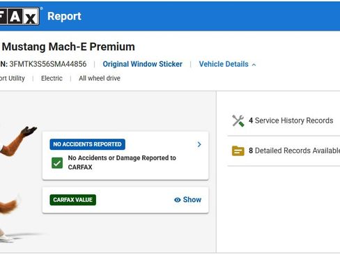 Used 2025 Ford Mustang Mach-E Premium w/ Interior Protection Package AWD/4WD image 3