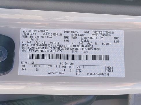 New 2026 Ford F150 Raptor AWD/4WD image 13