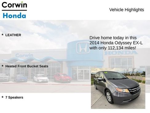 Used 2014 Honda Odyssey EX-L image 6