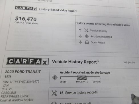 Used 2020 Ford Transit 150 Low Roof image 38