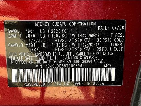 Certified 2026 Subaru Forester Premium AWD/4WD image 17