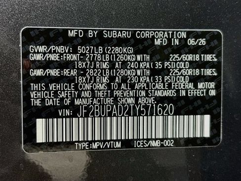 New 2026 Subaru Outback Premium AWD/4WD image 32