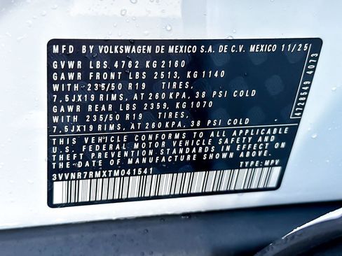 New 2026 Volkswagen Tiguan SE image 26