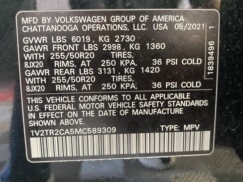 Used 2021 Volkswagen Atlas SEL Premium AWD/4WD image 31