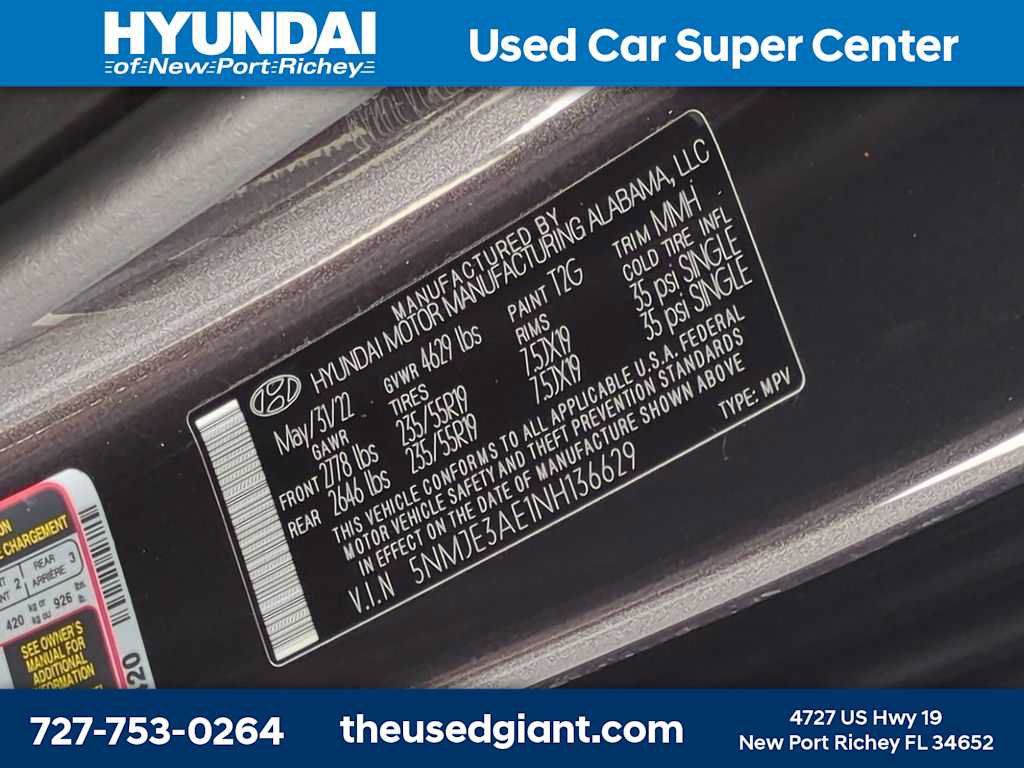 Certified 2022 Hyundai Tucson Limited w/ Cargo Package FWD image 35