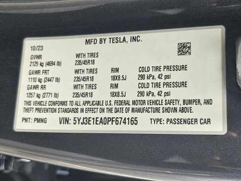 Used 2023 Tesla Model 3 Standard Range RWD image 33