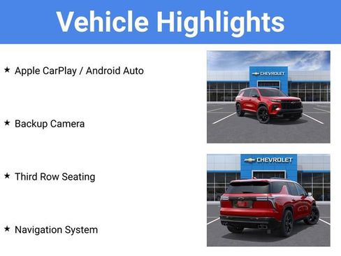 New 2026 Chevrolet Traverse RS AWD/4WD image 4