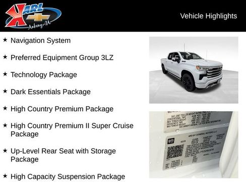 Used 2026 Chevrolet Silverado 1500 High Country AWD/4WD image 3