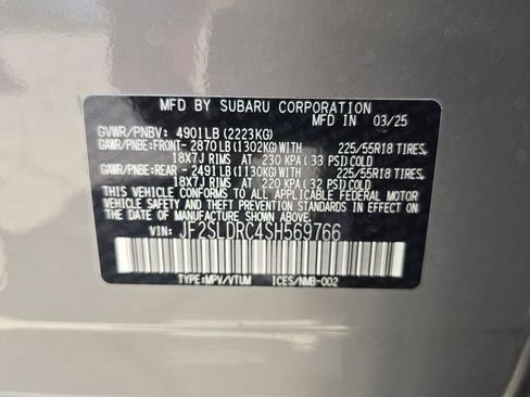 Used 2025 Subaru Forester Limited AWD/4WD image 31