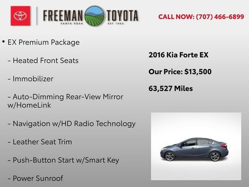 Used 2016 Kia Forte EX w/ EX Premium Package FWD image 5