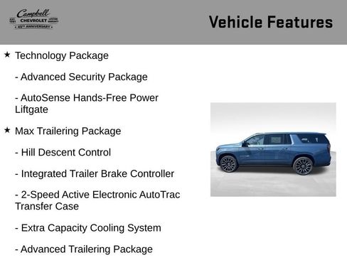 New 2026 Chevrolet Suburban High Country AWD/4WD image 6