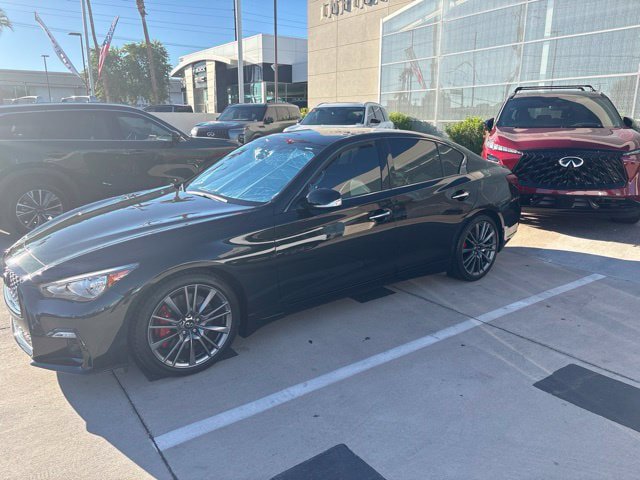 Used 2024 INFINITI Q50 Red Sport 400 w/ Black Opal Edition RWD image 10