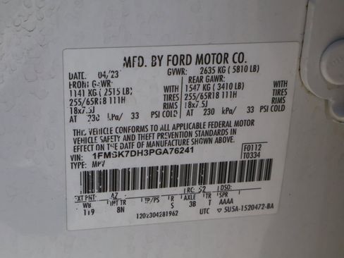 Used 2023 Ford Explorer XLT image 22