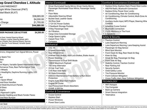 Used 2021 Jeep Grand Cherokee L Laredo image 8