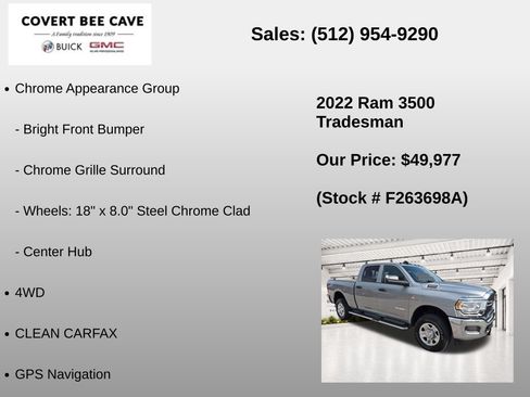 Used 2022 RAM 3500 Tradesman AWD/4WD image 18