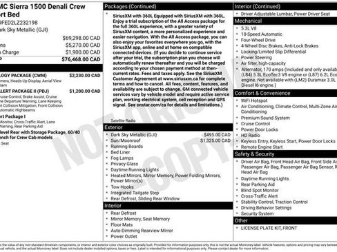 Used 2020 GMC Sierra 1500 Denali w/ Technology Package AWD/4WD image 35