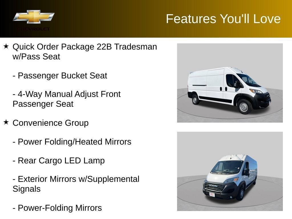 Used 2024 RAM ProMaster 2500 w/ Convenience Group FWD image 7