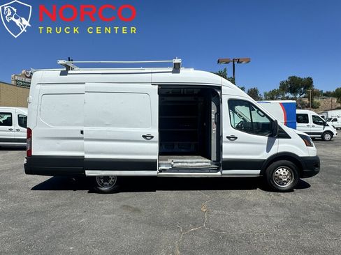 Used 2023 Ford Transit 350 148 High Roof Extended w/ Fleet Safety Package RWD image 2
