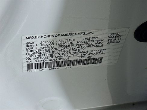 Used 2020 Acura MDX SH-AWD w/ Advance Package image 37