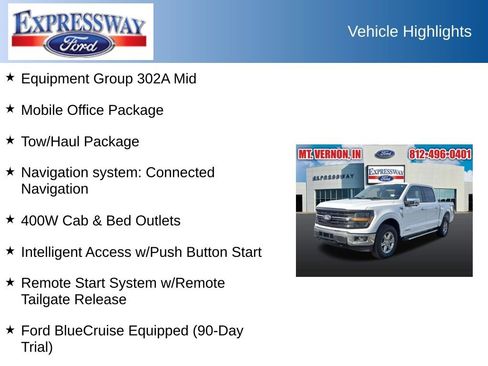 Used 2024 Ford F150 XLT w/ Equipment Group 302A MID image 2