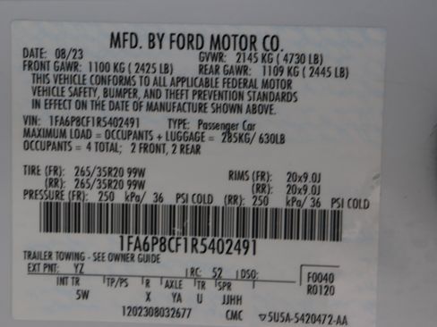Used 2024 Ford Mustang GT Premium RWD image 36