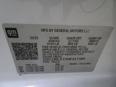 Used 2022 Chevrolet Silverado 2500 W/T w/ WT Fleet Convenience Package image 45