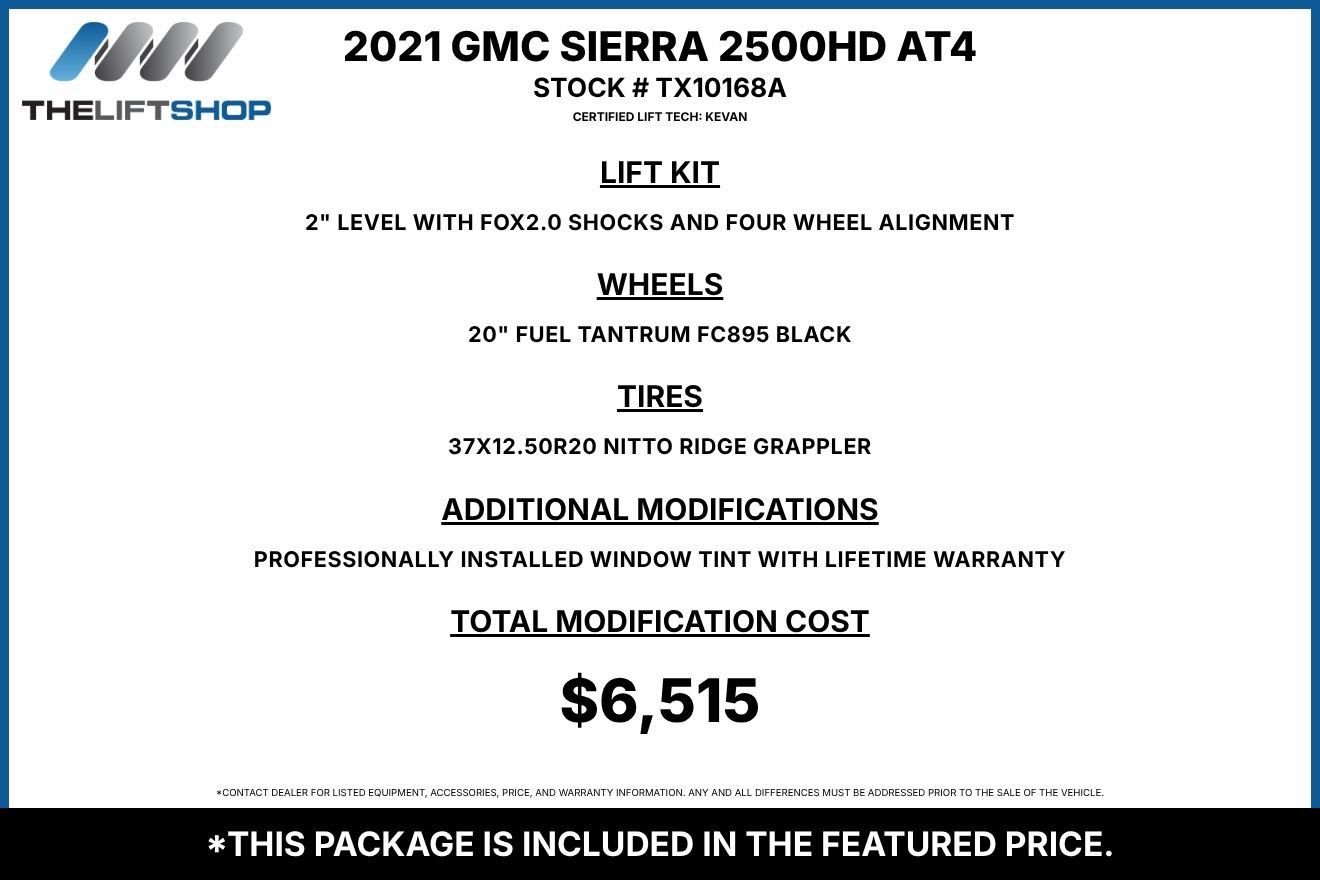 Used 2021 GMC Sierra 2500 AT4 w/ AT4 Premium Plus Package AWD/4WD image 3