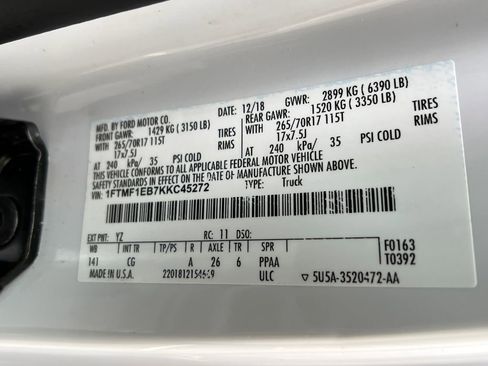 Used 2019 Ford F150 XL w/ Equipment Group 101A Mid AWD/4WD image 23