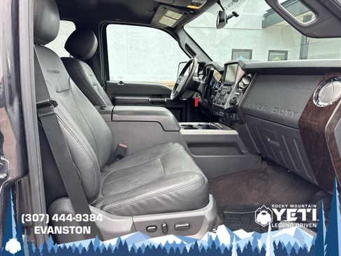 Used 2015 Ford F350 Platinum w/ Snow Plow Prep Package image 13