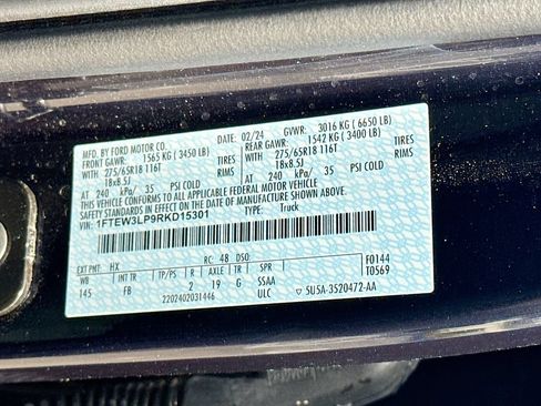 Used 2024 Ford F150 XLT w/ Equipment Group 302A MID AWD/4WD image 33