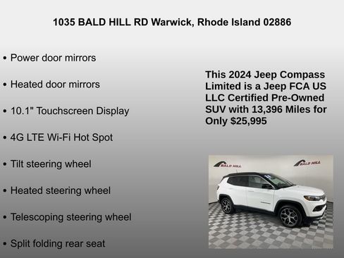 Certified 2024 Jeep Compass Limited image 20
