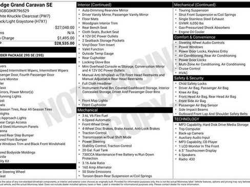 Used 2019 Dodge Grand Caravan SE FWD image 3