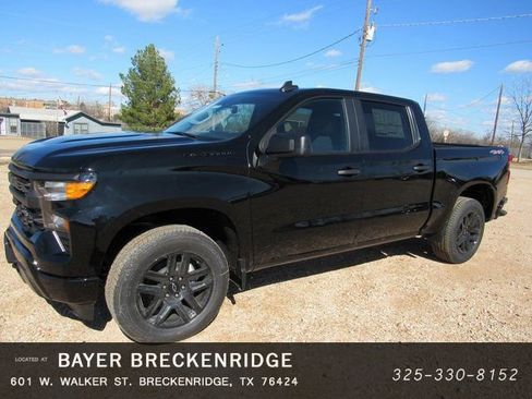 Used 2024 Chevrolet Silverado 1500 Custom w/ LPO, Dark Essentials Package AWD/4WD image 7