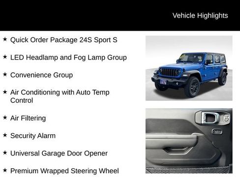 New 2026 Jeep Wrangler Sport S image 8