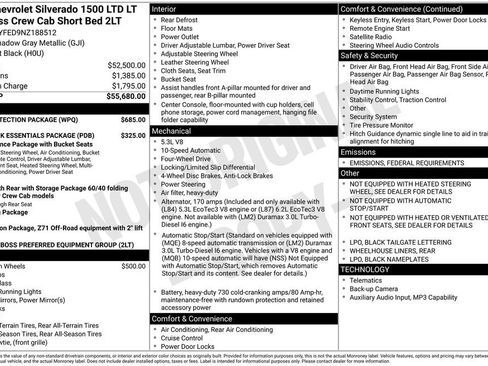 Used 2022 Chevrolet Silverado 1500 LT Trail Boss w/ Bed Protection Package image 4