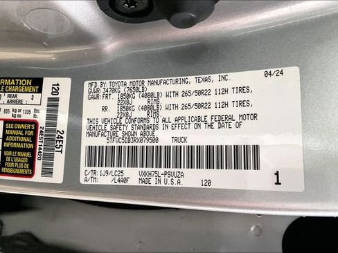 Used 2024 Toyota Tundra Capstone image 14