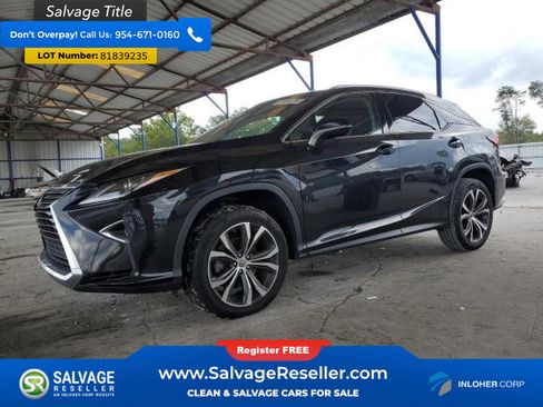 Used 2017 Lexus RX 350 FWD w/ Premium Package image 1
