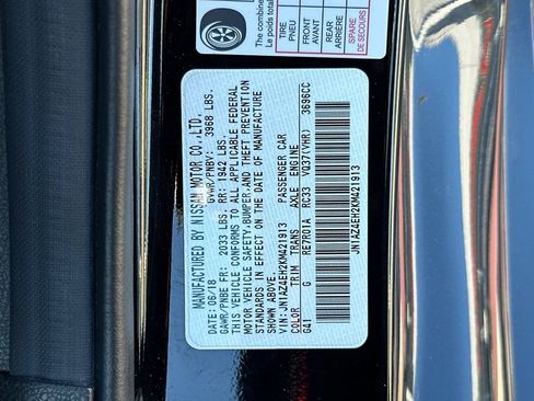 Used 2019 Nissan 370Z Touring Sport image 27