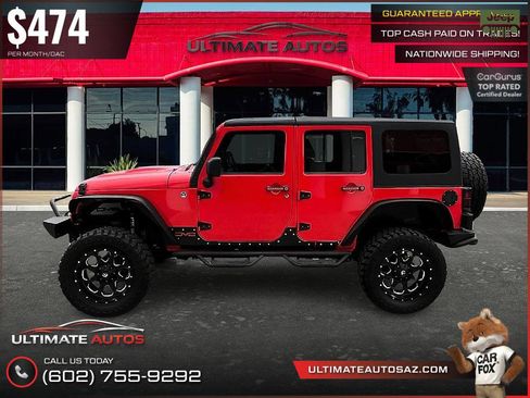 Used 2013 Jeep Wrangler Unlimited Sahara AWD/4WD image 4
