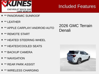 New 2026 GMC Terrain Denali w/ LPO, Floor Liner Package
