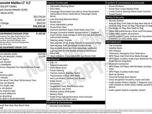 Used 2015 Chevrolet Malibu LT w/ Power Convenience Package FWD image 37